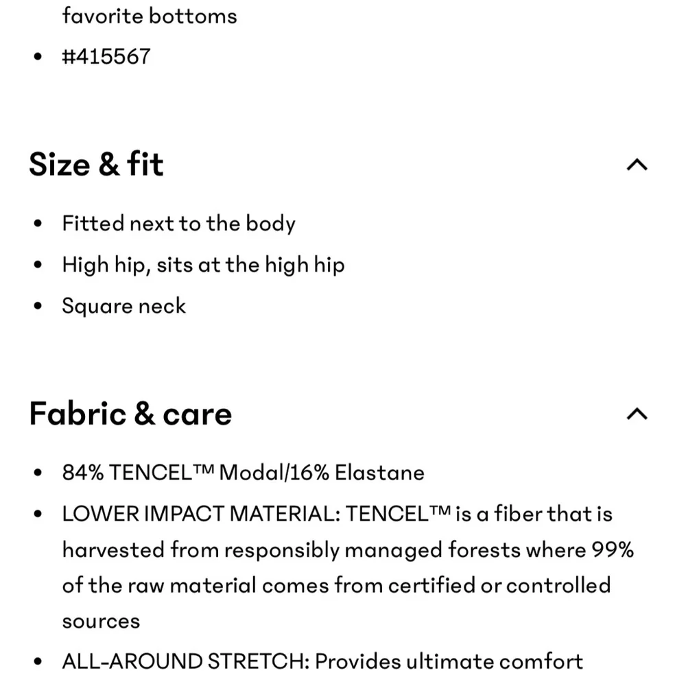 NWOT Athleta signature rib square neck top in bone - Picture 4 of 7